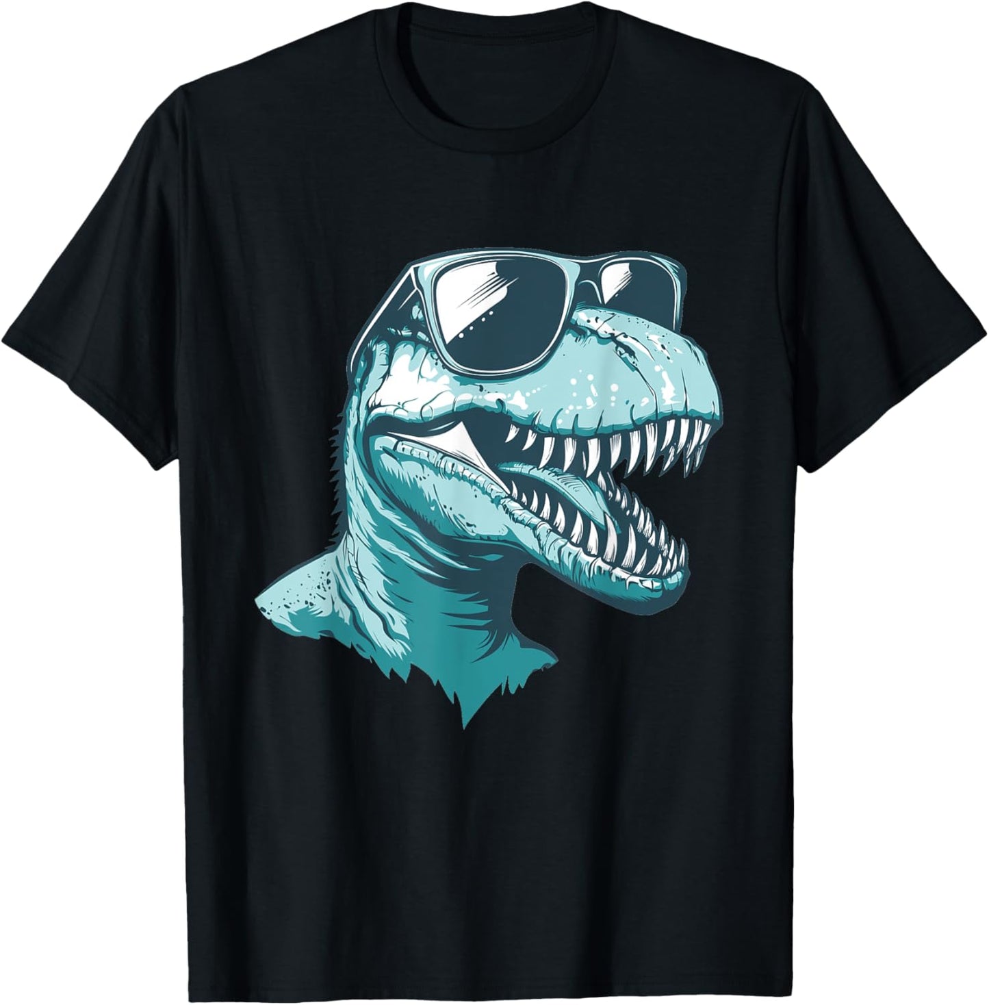 Trex Dinosaur Dino wearing Sunglasses Funny Graphic T-Shirt