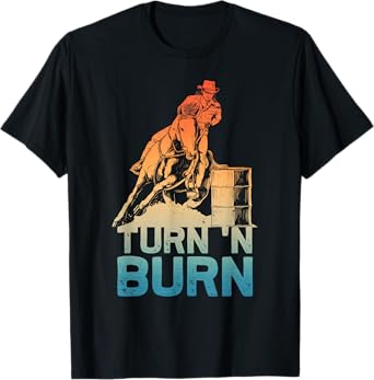 Barrel Racing Art For Women Girls Barrel Racer Barrel Racing T-Shirt