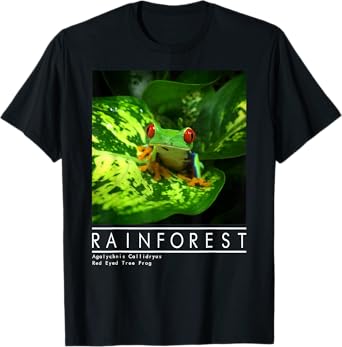 Red Eyed Tree Frog Rainforest Amphibian T-Shirt