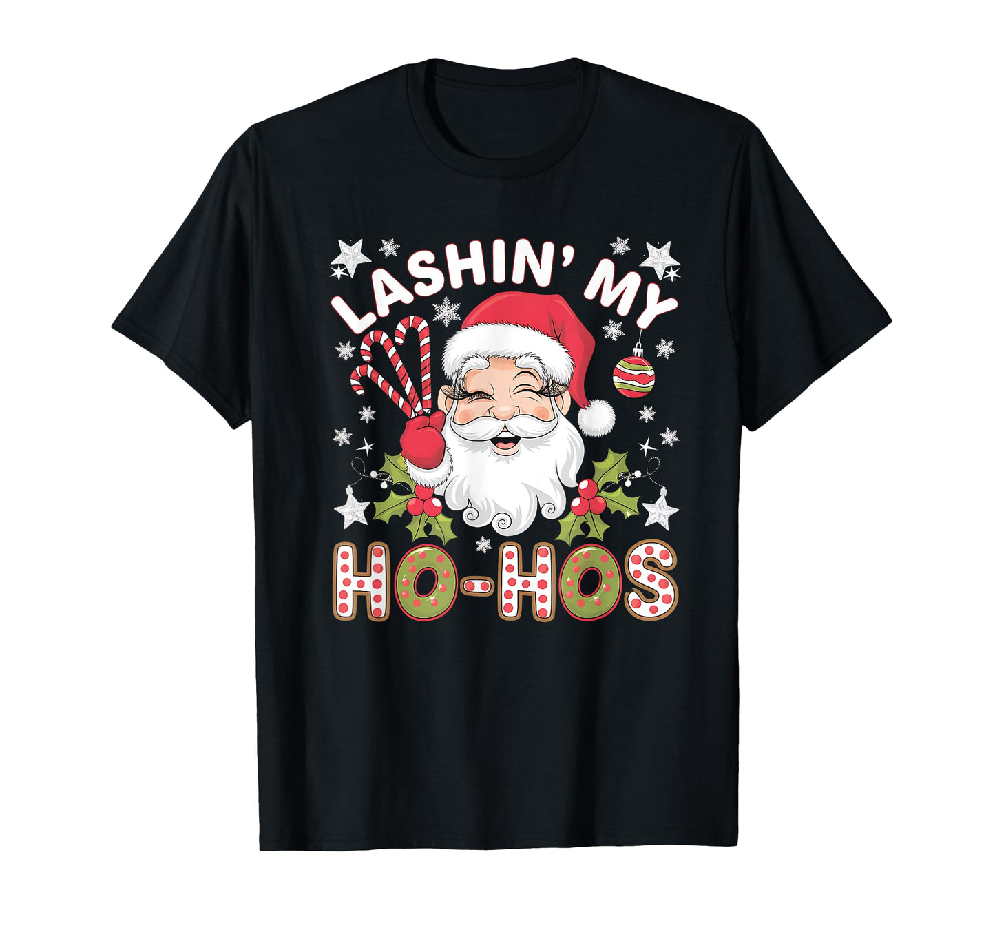 Xmas Cosmetics Lash Artist Lash Tech For Women Girls T-Shirt