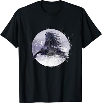 Horse, Winter Thunder, Laurie Prindle Art T-Shirt
