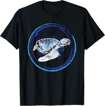 Ocean Animal Lover Gift Turtle T-Shirt