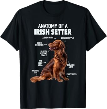 Anatomy Of A Irish Setter T-Shirt