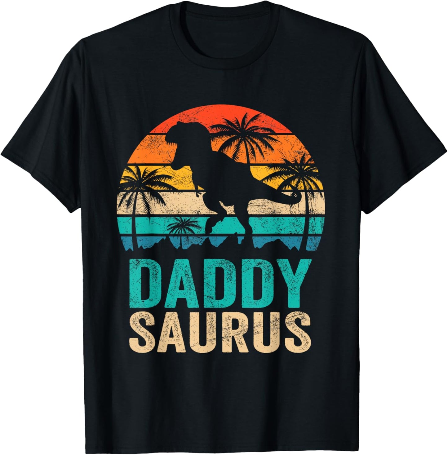 Daddysaurus T Rex Dinosaur Daddy Saurus Matching Family T-Shirt