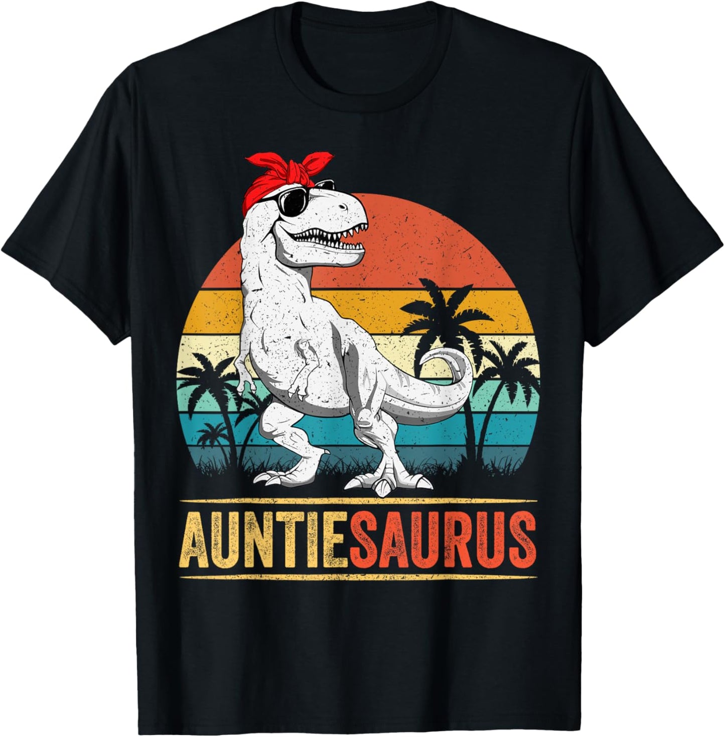 Auntiesaurus T rex Dinosaur Auntie Saurus Family Matching T-Shirt