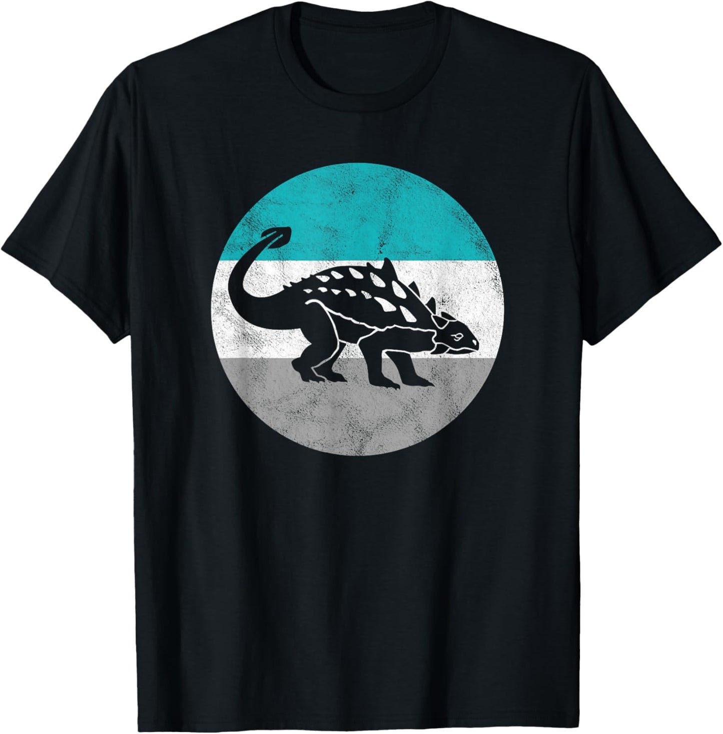 Ankylosaurus Retro Dinosaur Gift For Men or Boys T-Shirt