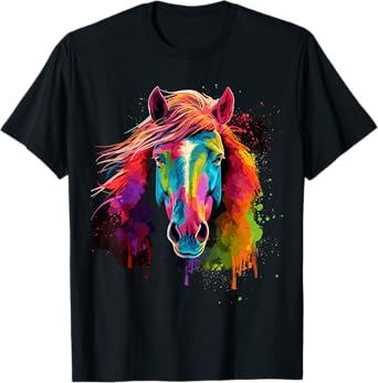 Icelandic Horse Riding Dressage Show Jumping Horse Stable T-Shirt