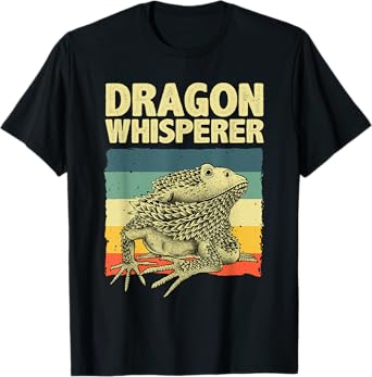 Bearded Dragon Art For Men Women Kids Bearded Dragon Lover T-Shirt