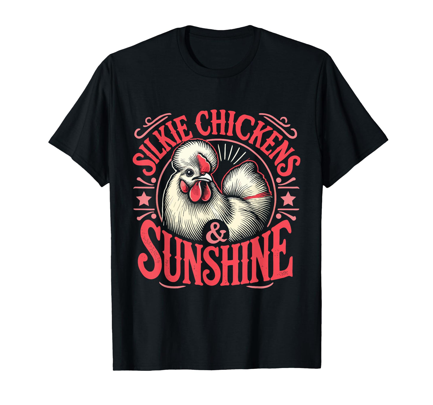 Silkie Chickens & Sunshine T-Shirt