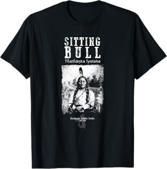 Sitting Bull USA-Sitting Bull - Lakota Chief - Siu - Native American - Indian - History T-Shirt