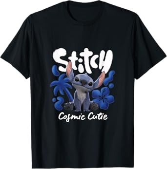 Disney Lilo & Stitch Cosmic Cutie Tropical Logo T-Shirt