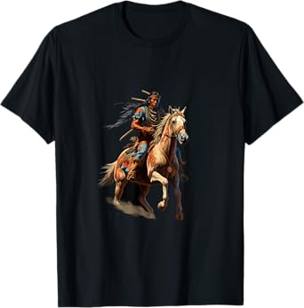 Indian Warrior Chief Indian Horse T-Shirt