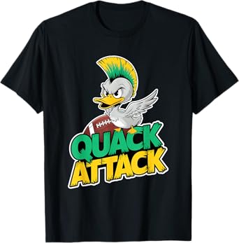 Retro Oregon Funny Quack Attack Quote Gift For Men Women Kid T-Shirt