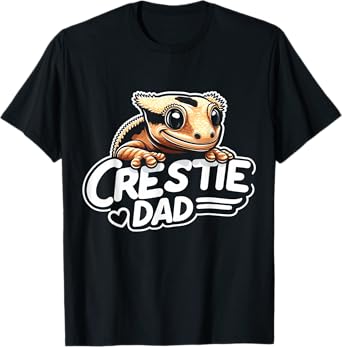 Crested Gecko Crestie Dad Tee - Ultimate Reptile Lover T-Shirt