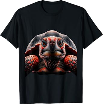Red Footed Tortoise Shirt Gothic Reptile Keeper Pet Owner T-Shirt