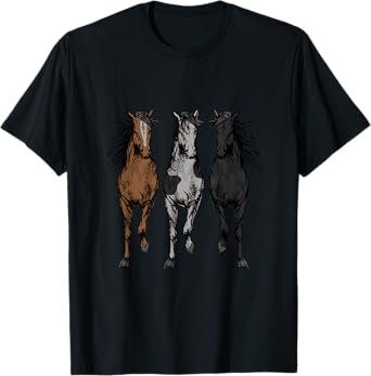 Horse Shirt Graphic Tees - Horse Shirt For Girls, Boys T-Shirt
