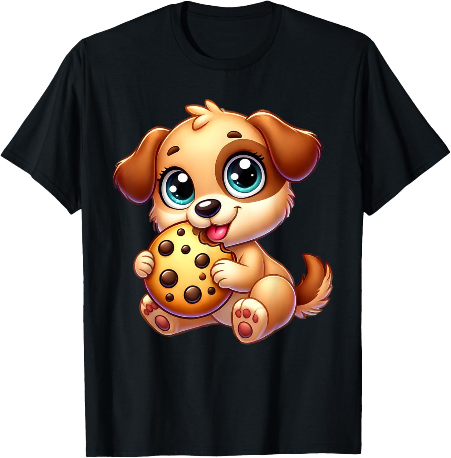Dog Cookie Lover Love Snacks Puppy Animal T-Shirt