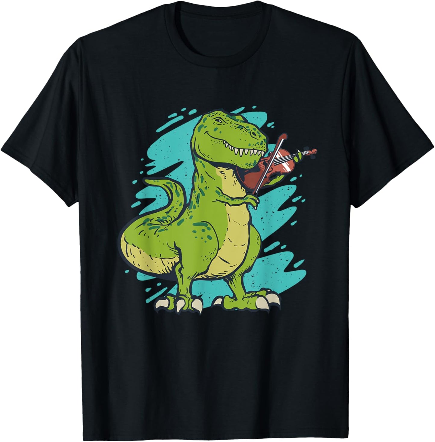 Dinosaur playing violin T-Shirt