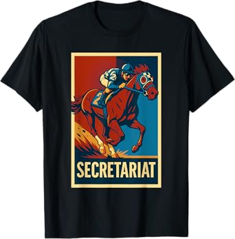 Secretariat Horse, Horse Racing, Del Mar, Santa Anita, Horse T-Shirt