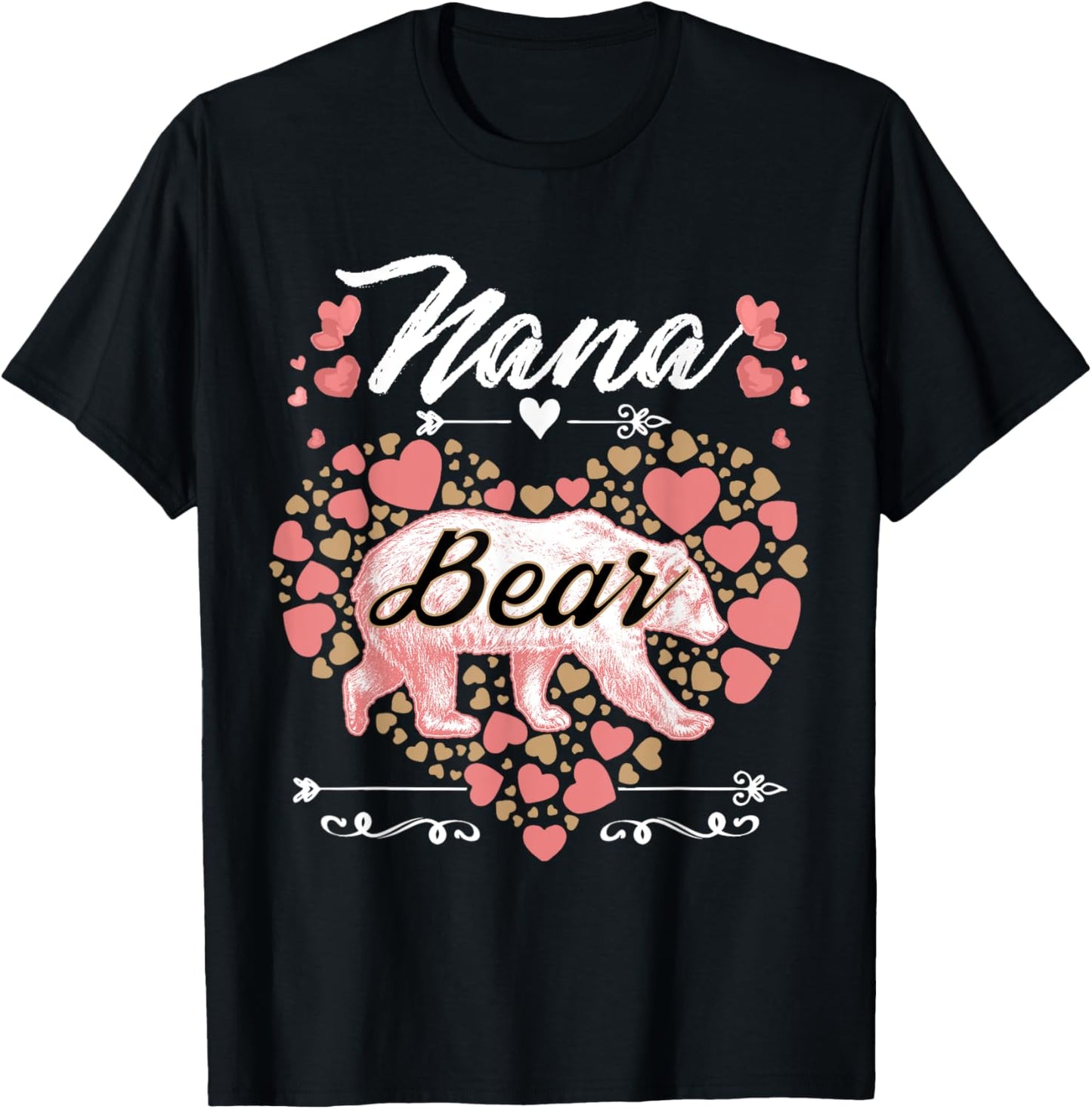Nana Bear Shirt for Women - Cute Mother's Day and Birthday T-Shirt