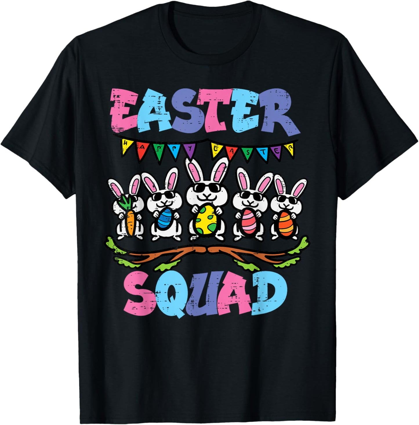 Easter Squad Bunnies Family Matching Men Women Kids Youth T-Shirt