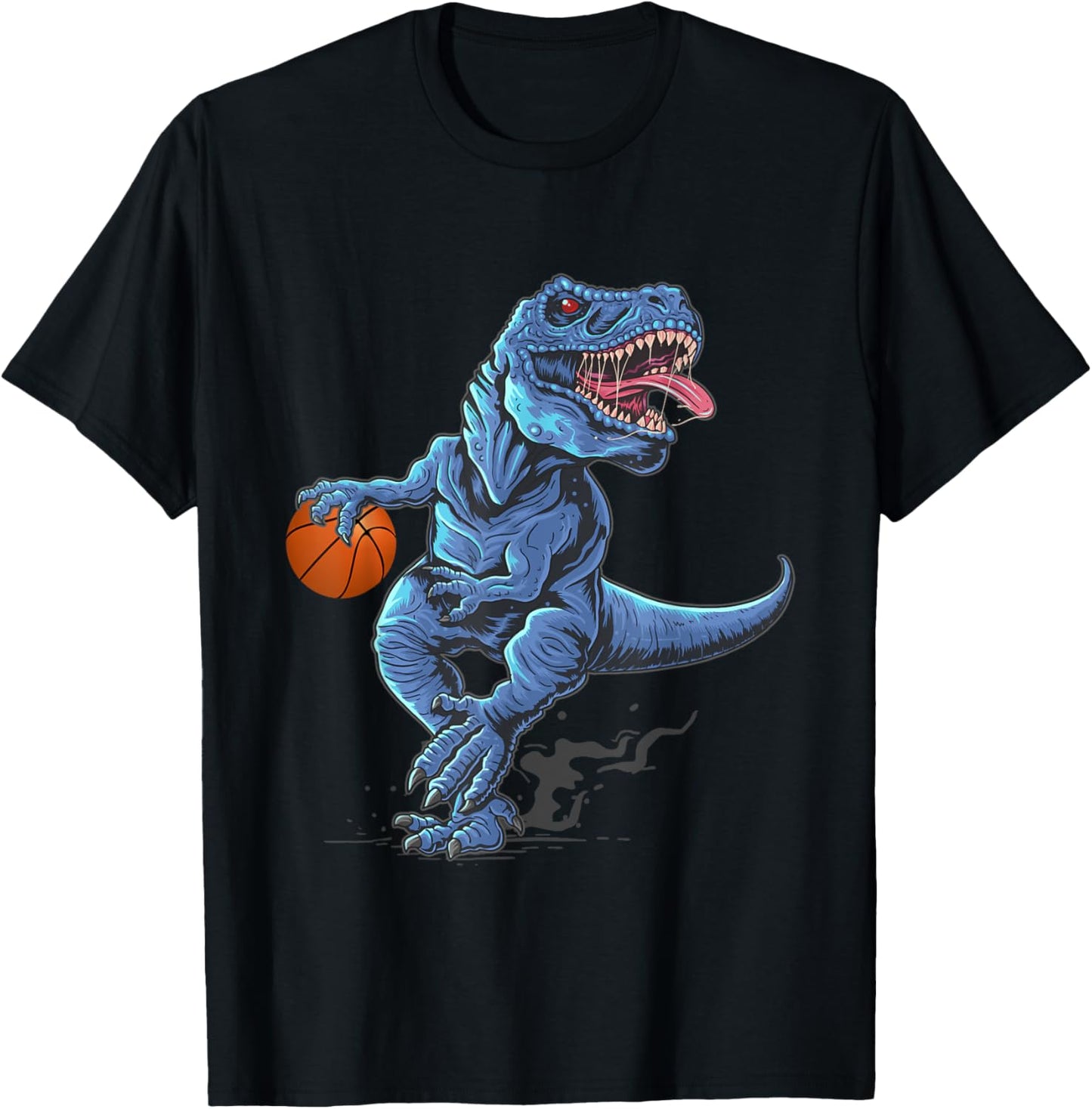 Funny Trex Dinosaur Playing Basketball Player Lover T-Shirt