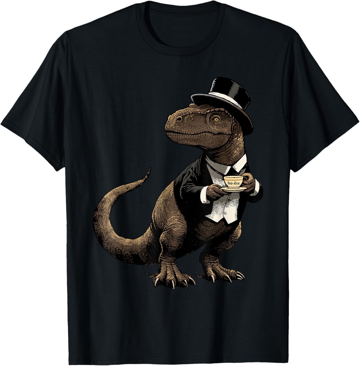 Tea Rex Shirt Funny T-Rex Dinosaur Tea Joke Dino Tea Party T-Shirt