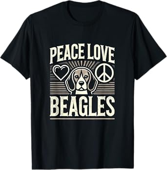 Beagle Shirt Girls Women Beagles Lover Beagle T-Shirt