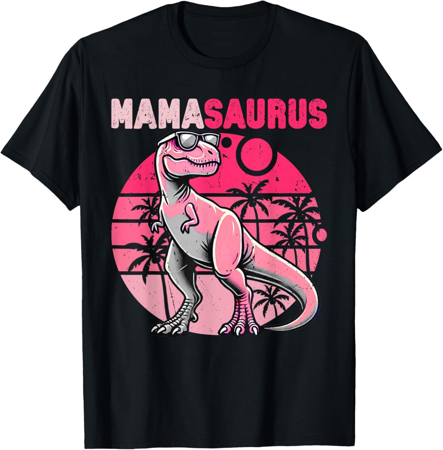 Mamasaurus T Rex Dinosaur T-Rex Mama Saurus Retro Women T-Shirt