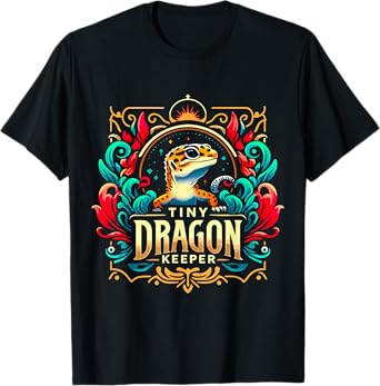 Tiny Dragon Keeper Leopard Gecko T-Shirt