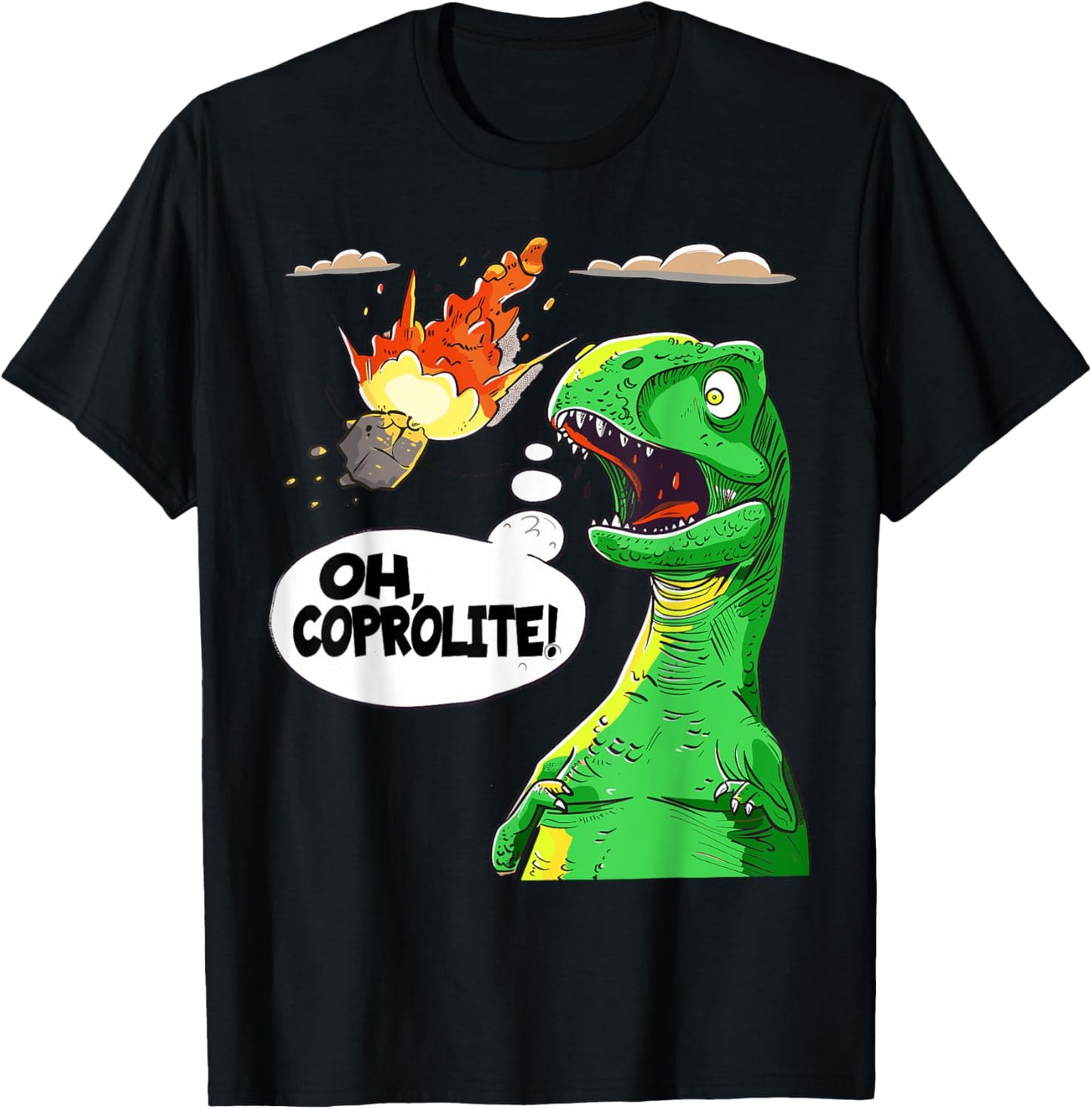 "Oh Coprolite" Paleontology's Humor Funny Dinosaur Coprolite T-Shirt
