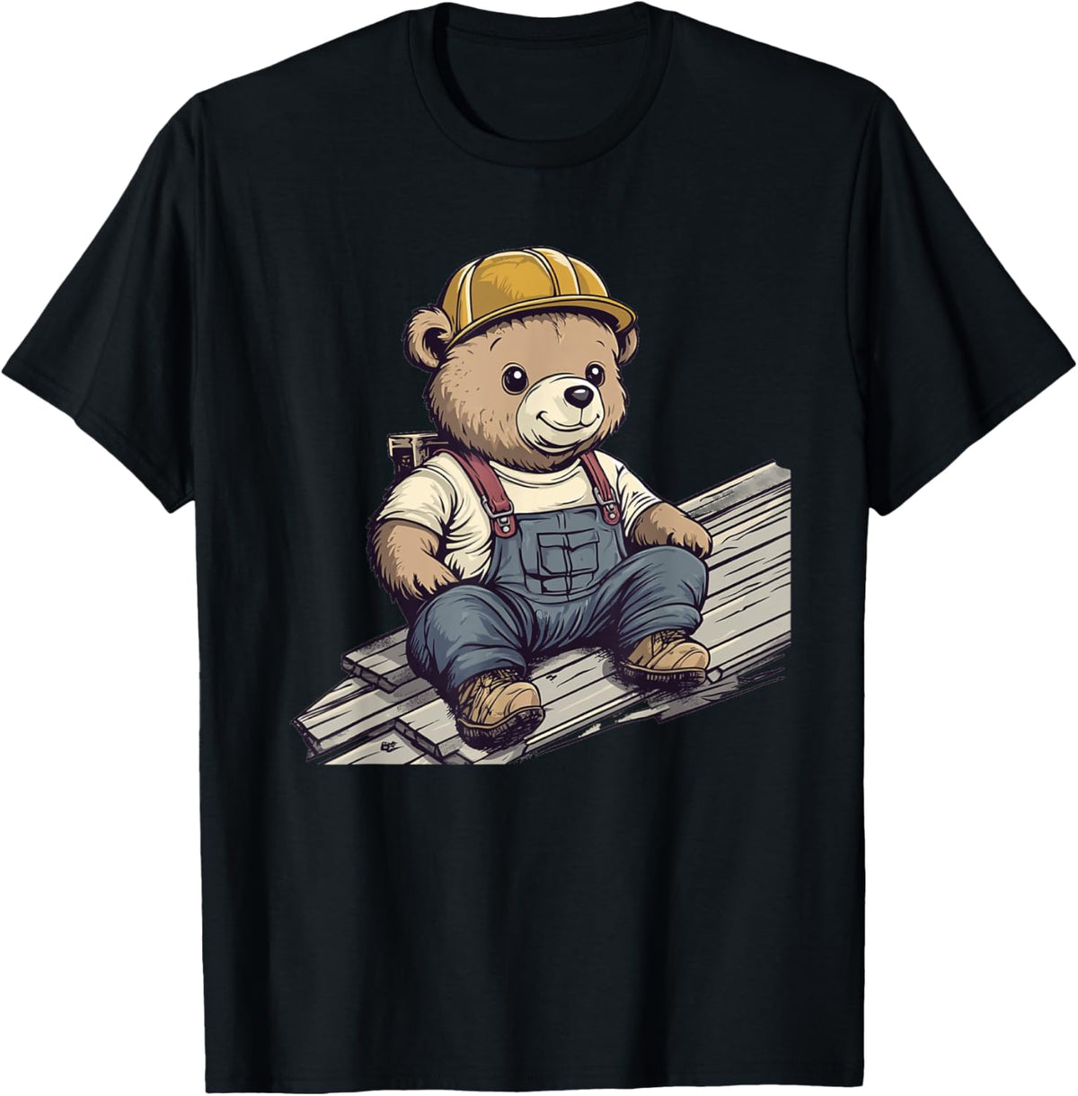 High Above with this Roofer Teddy Bear Costume T-Shirt