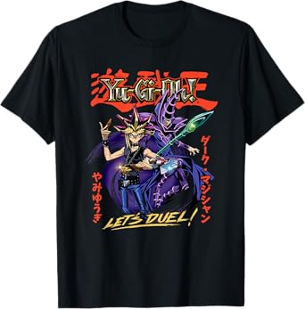 Yu-Gi-Oh! Duel Monsters Yugi and Dark Magician Duel Anime T-Shirt