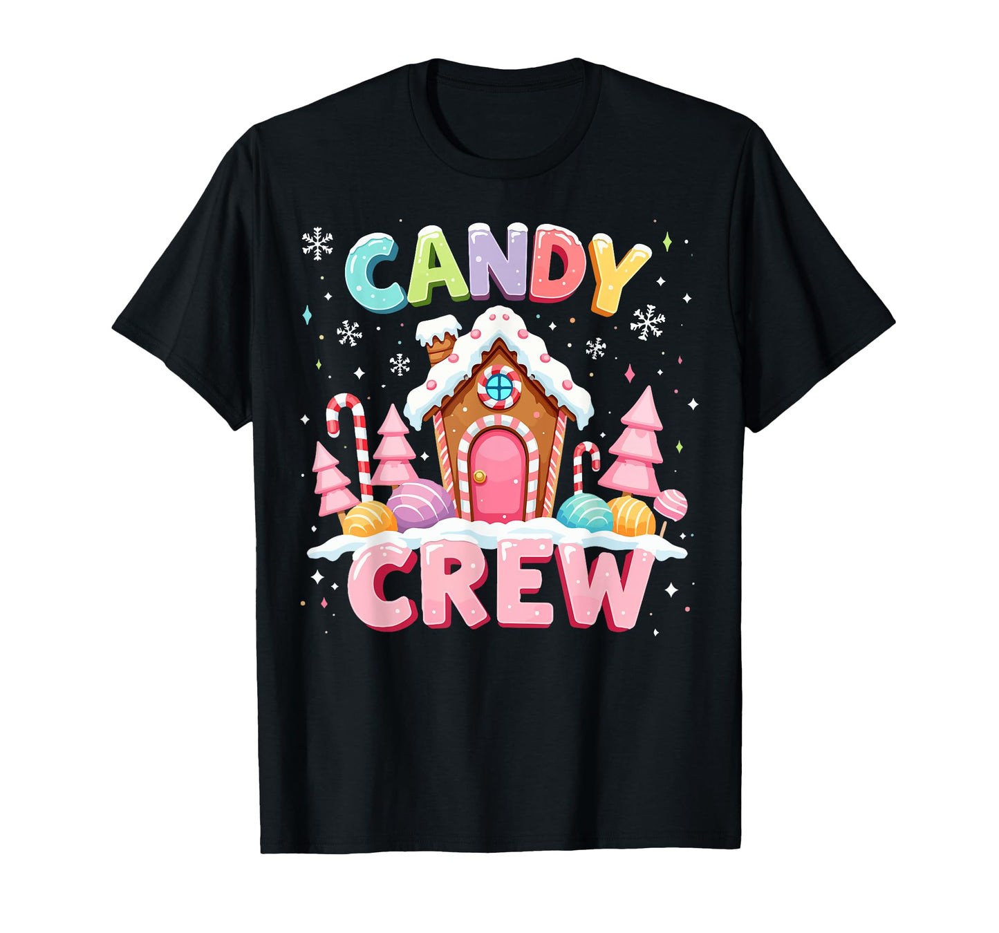 Candy Land Candy Crew Decorations Sweetie Candy Squad Xmas T-Shirt