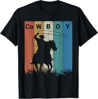 Cowboy Periodic Table Elements Western Rodeo T-Shirt