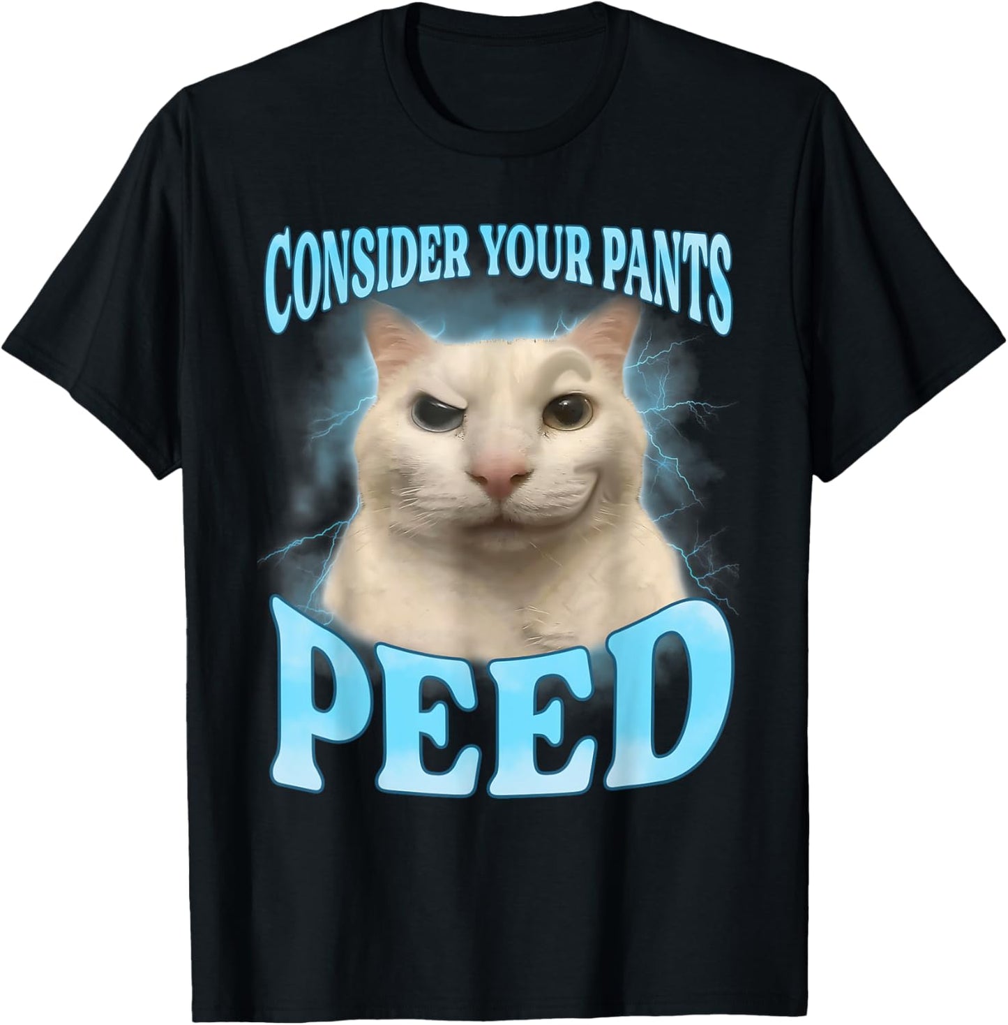 Consider Your Pants Peed Funny Freak Cat Meme Humor Saying T-Shirt