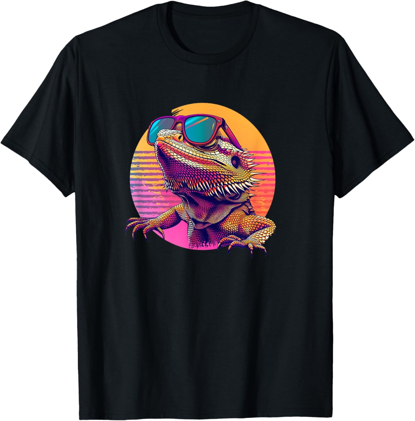 Tiny Dinosaur Retro Vintage Bearded Dragon Lover T-Shirt