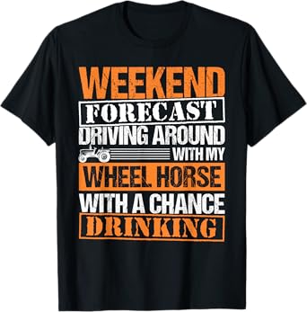 Tractor Wheel Horse Farmer Farming T-Shirt