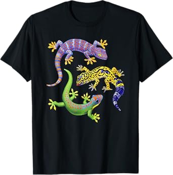 Cute Gecko TShirt Wildlife Lizard T-Shirt