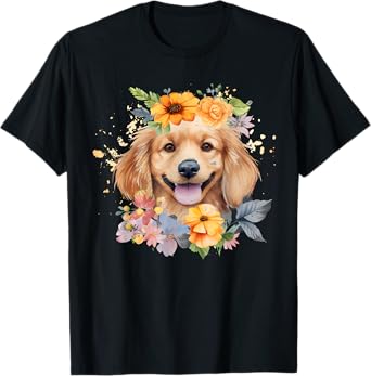 Watercolor English Cocker Spaniel Puppy T-Shirt