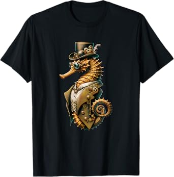 Steampunk Seahorse Women Men Kids Steampunk Seahorse T-Shirt