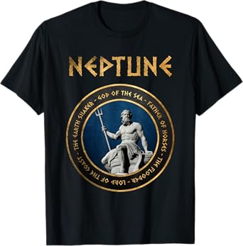 Neptune Ancient Roman Sea God Symbol T-Shirt