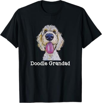 Doodle Grandad Shirt, Golden Doodle Grandpa t-shirt