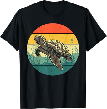 Cool Sea Turtle For Men Women Tortoise Sea Animal Zookeeper T-Shirt