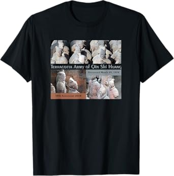 Terracotta Army of Qin Shi Huang 50th Anniversary T-Shirt