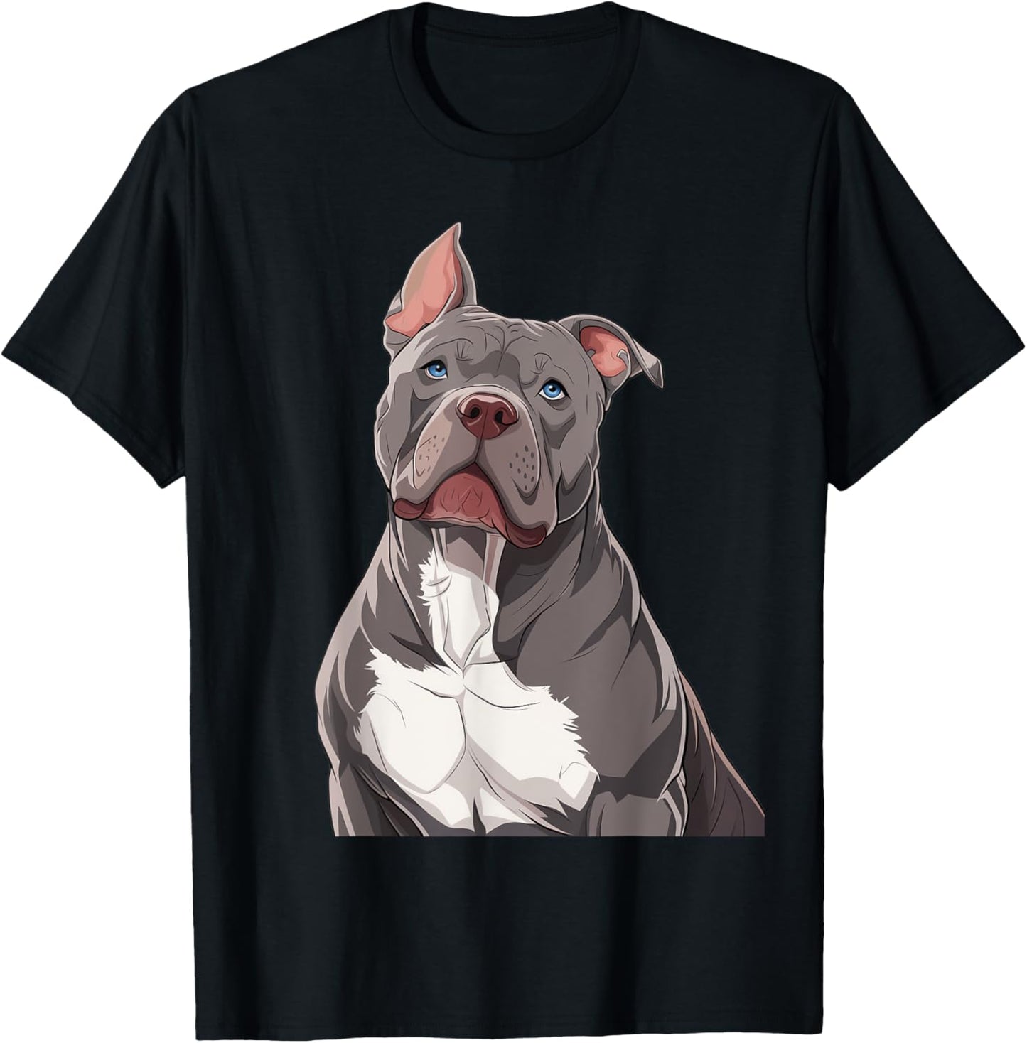 American Pit Bull Pitbull Terrier Dog Head Dog Canine T-Shirt