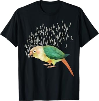 Screaming Turquoise Pineapple Green Cheek Conure T-Shirt