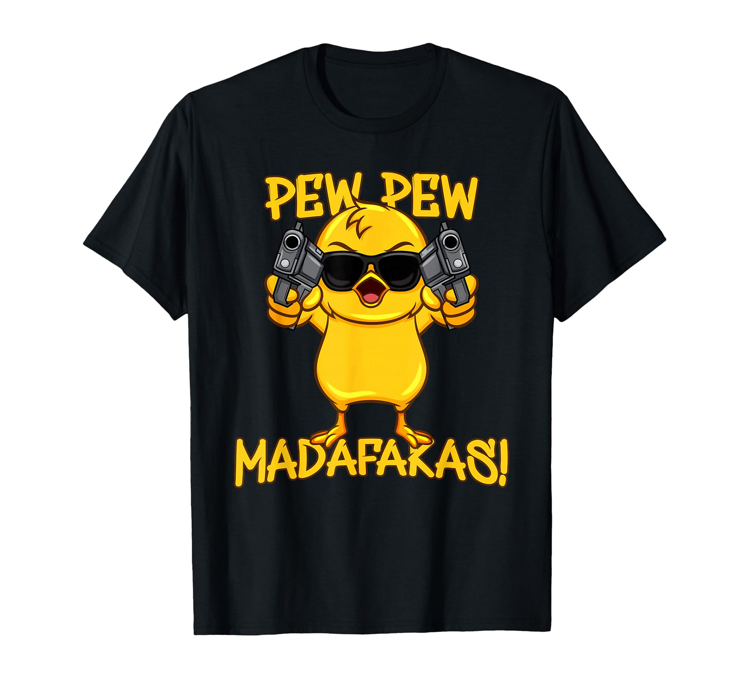 Funny Chicken Rooster Gun Farmer Saying T-Shirt