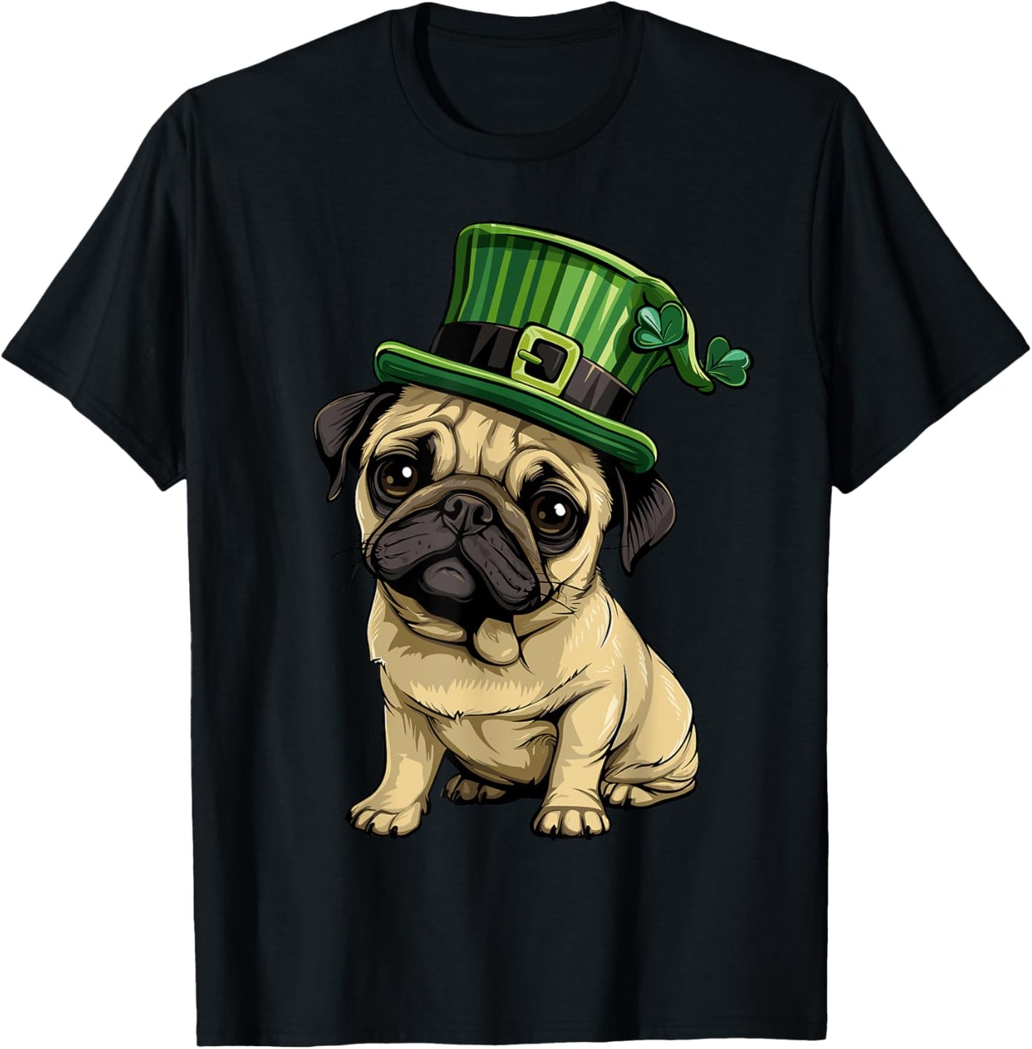 Funny Pug St Patricks Day Irish Pet Dog Lover T-Shirt