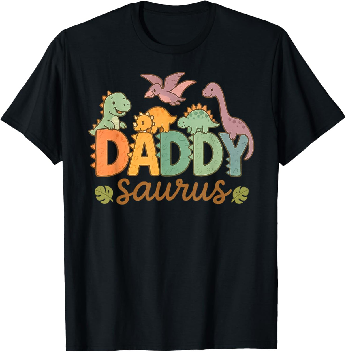 Daddy Saurus Dad Dinosaur Family Matching T-Shirt